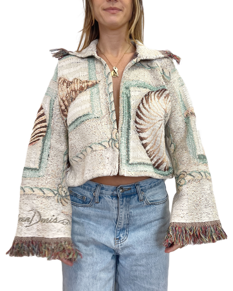 
                
                    Load image into Gallery viewer, Shore Shell Blanket Cardigan - S/M
                
            