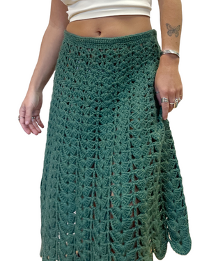 
                
                    Load image into Gallery viewer, 70&amp;#39;s Handmade Crochet Maxi
                
            