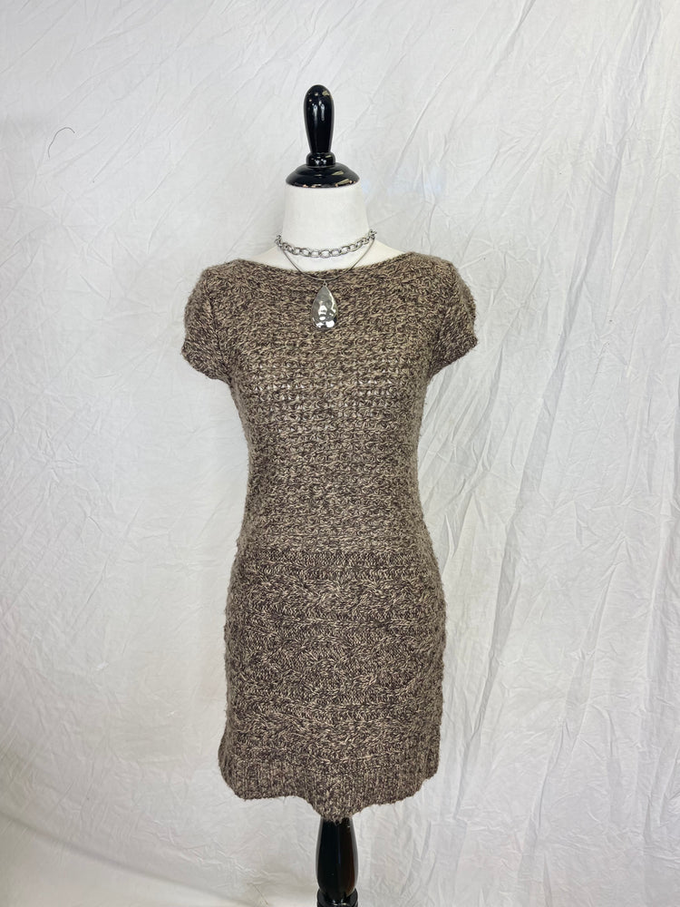 00's Knit Taupe Dress