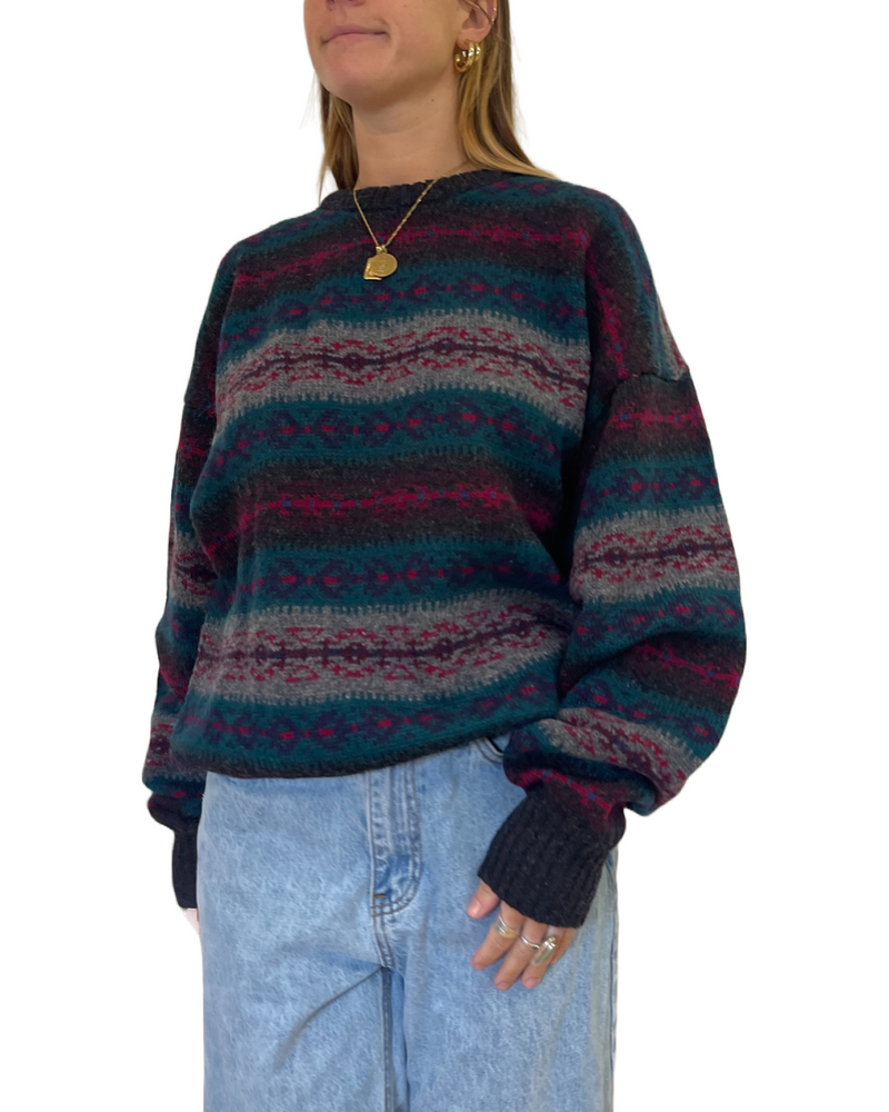 80's Wool Knit Sweater