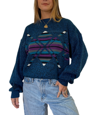 
                
                    Load image into Gallery viewer, 80&amp;#39;s Graphic Knit
                
            