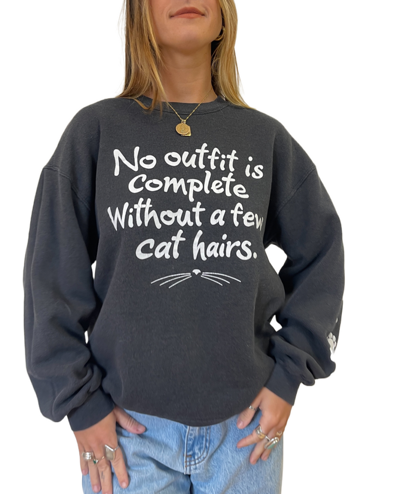 90's Crazy Cat Lady Crewneck