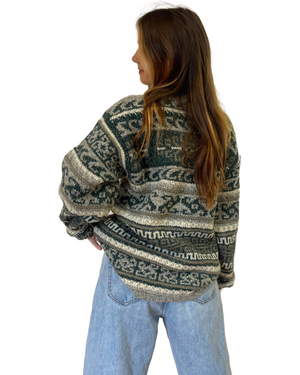 Vtg Wool/Silk Blend Knit