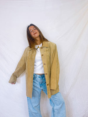 
                
                    Load image into Gallery viewer, 90&amp;#39;s Suede Jacket
                
            